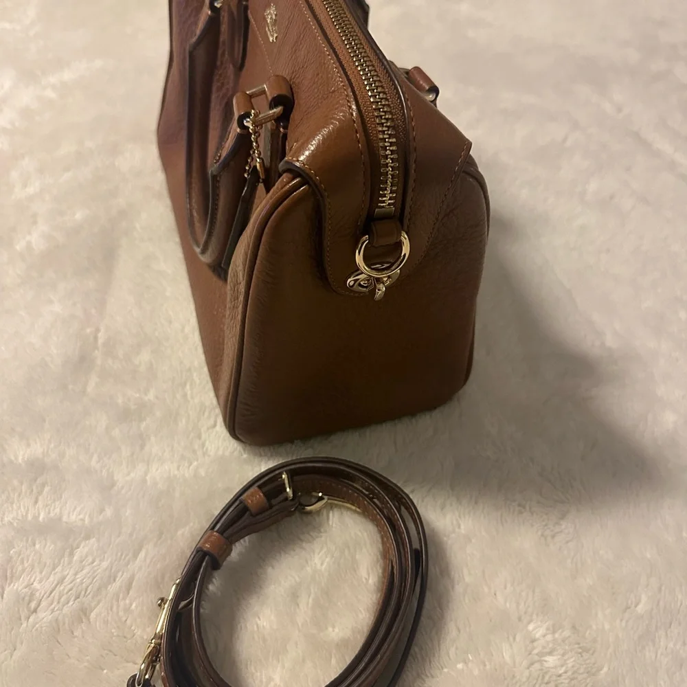 Coach Tan Leather Satchel - Picture 4 of 4